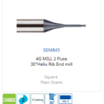 Mũi phay 2 me cổ dài SEM845