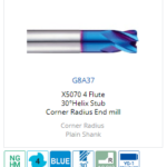 Mũi phay 4 me cắt corner radius G8A37
